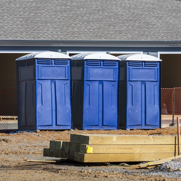 is there a specific order in which to place multiple portable toilets in Cathedral